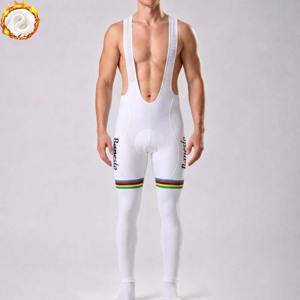 1996 Banesto UCI Fleece Bib Cycling Pants
