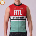 RTL Bianchi Fleece Sleeveless Cycling Jersey
