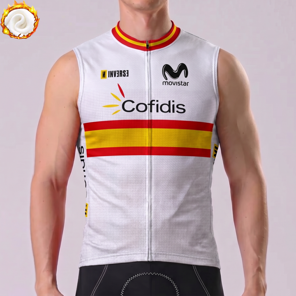 2024 ESPANA Fleece Sleeveless Cycling Jersey