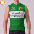 Benetton Bianchi Fleece Sleeveless Cycling Jersey