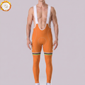 Orange MOLTENI Fleece Bib Cycling Pants