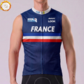 France LOOK Fleece Sleeveless Cycling Jersey
