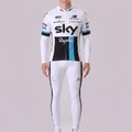 Sky Rapha Long Sleeves Cycling Kits