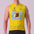 1990 Z Yellow Sleeveless Cycling Jersey