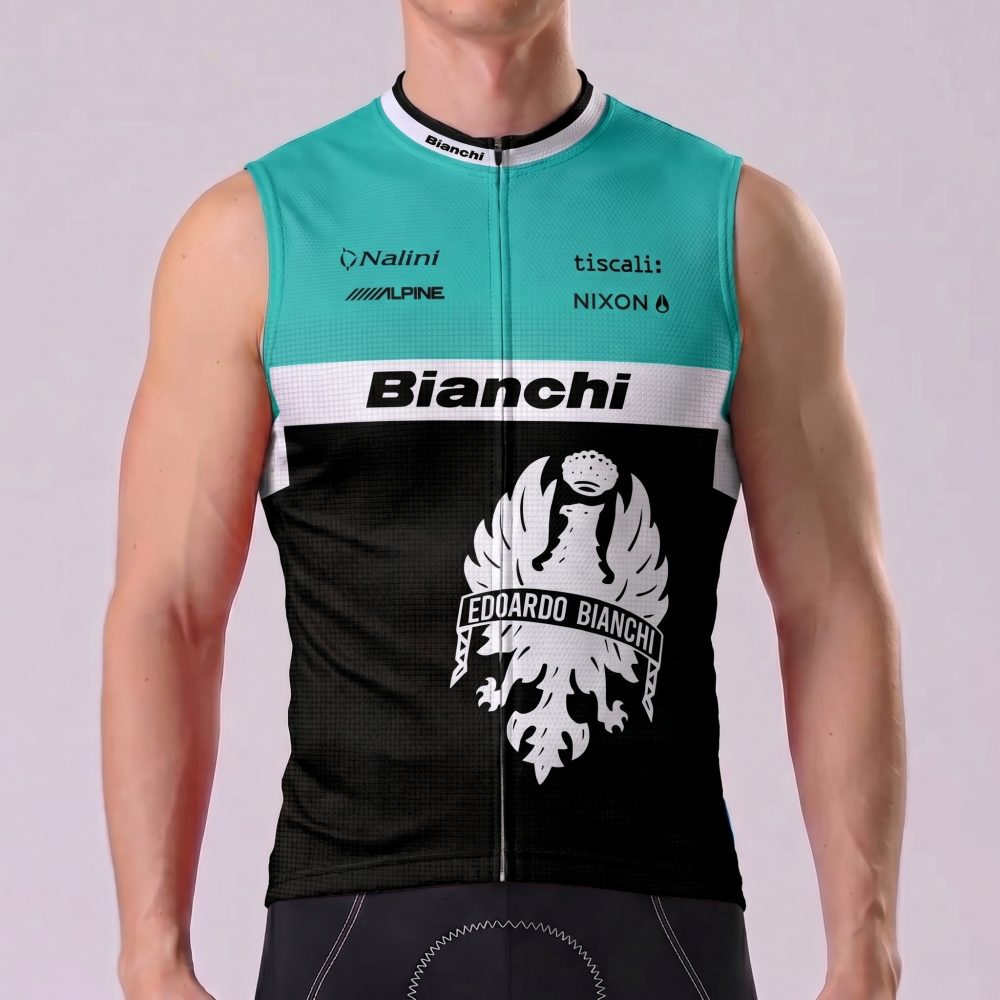 Nalini Bianchi Sleeveless Cycling Jersey