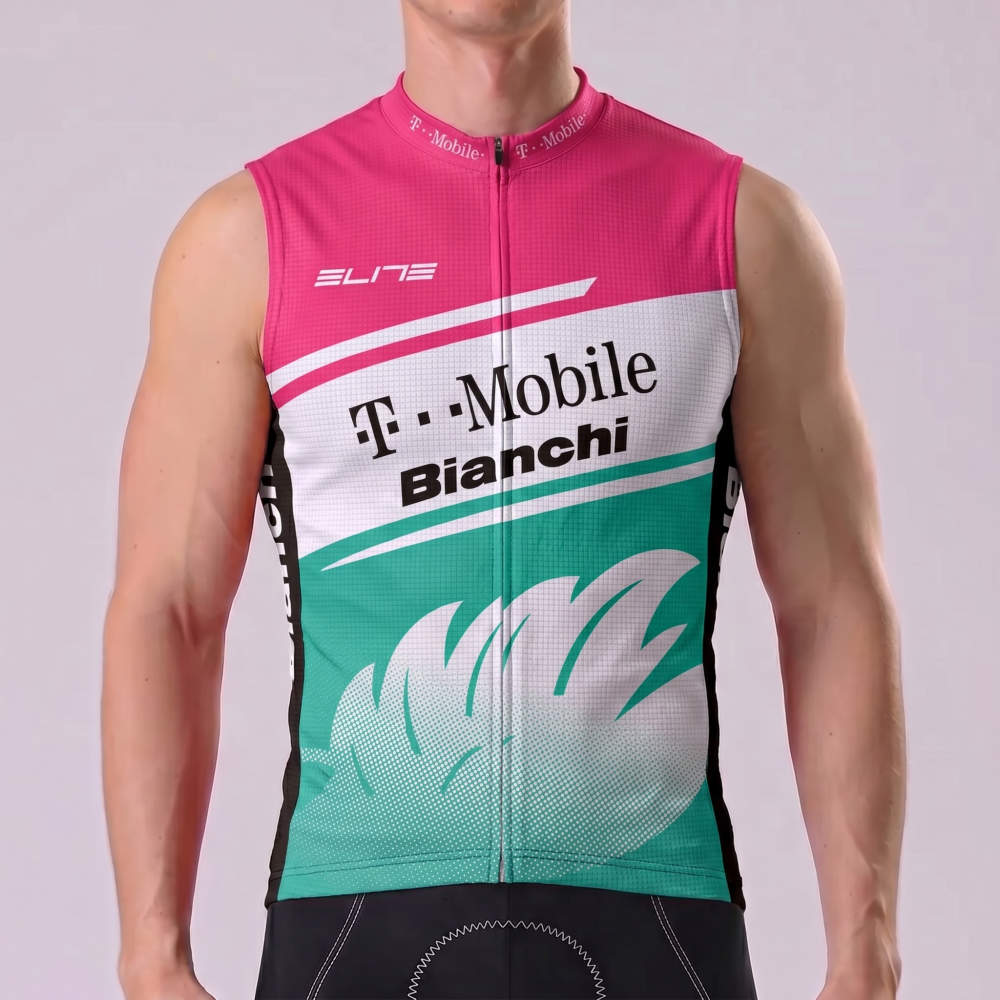 T-Mobile Bianchi Sleeveless Cycling Jersey