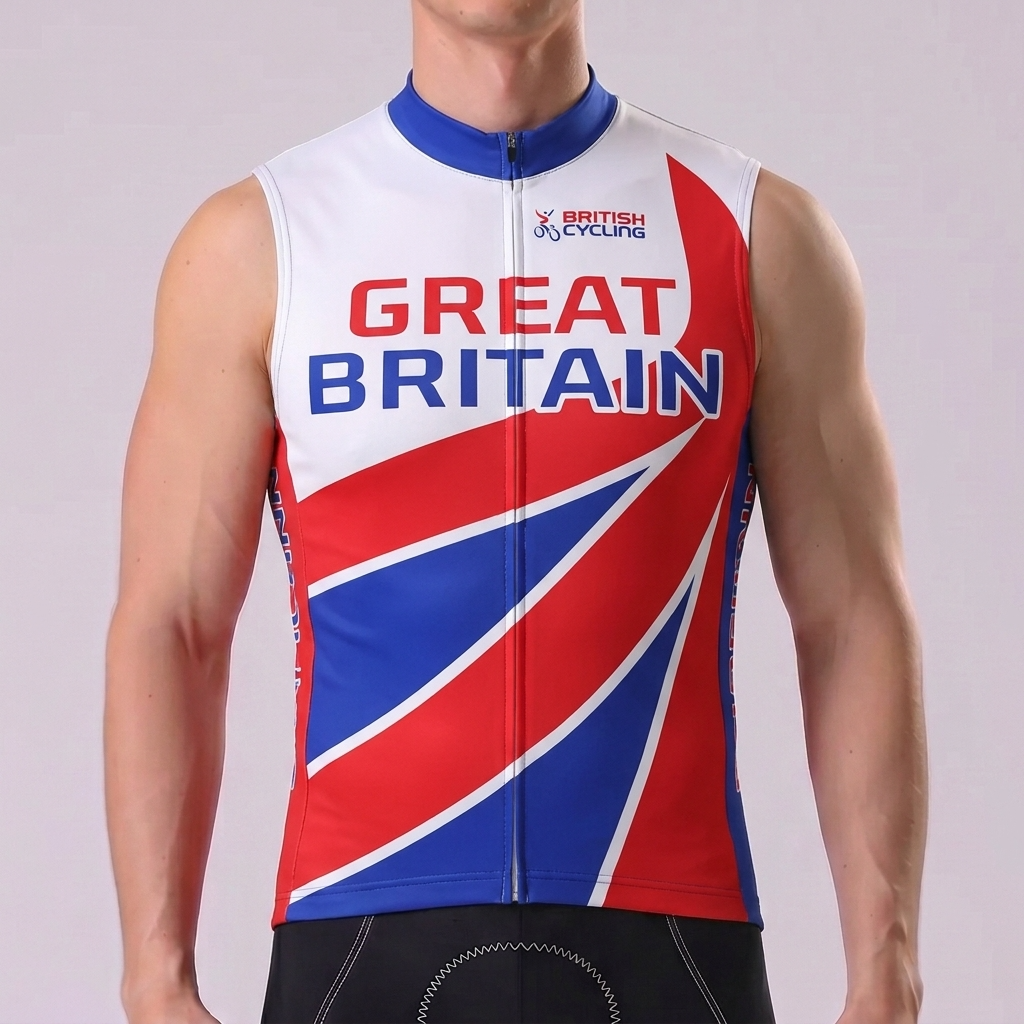 2003 United Kingdom Sleeveless Cycling Jersey