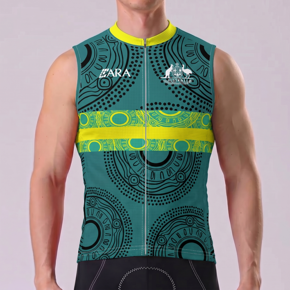 Australia DeSport Sleeveless Cycling Jersey