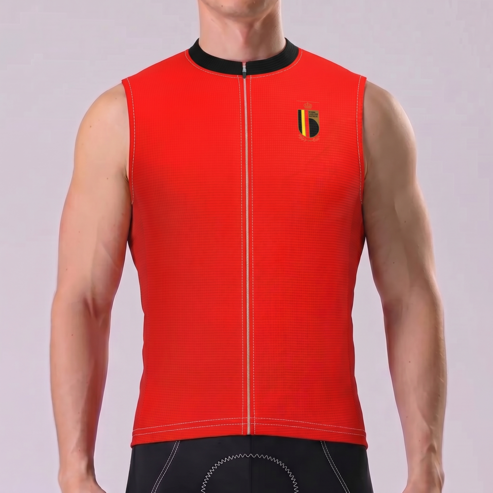 Belgium leon Sleeveless Cycling Jersey