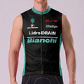 Black Bianchi Sleeveless Cycling Jersey