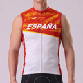 ESPANA White Sleeveless Cycling Jersey