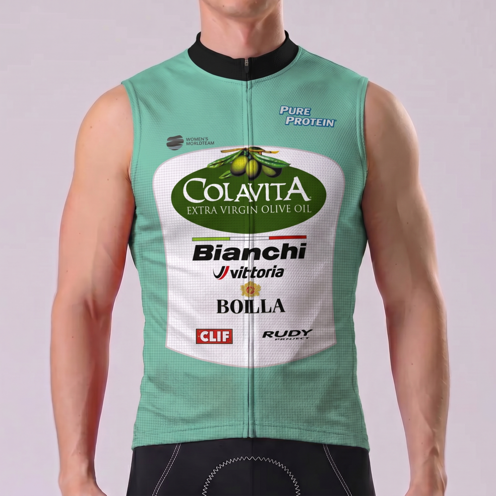 Colavita Bianchi Sleeveless Cycling Jersey