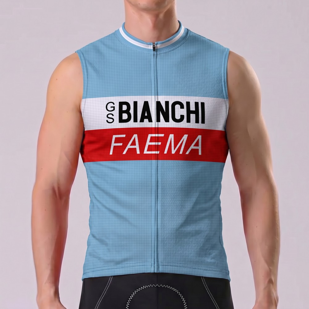 Bianchi FAEMA Sleeveless Cycling Jersey