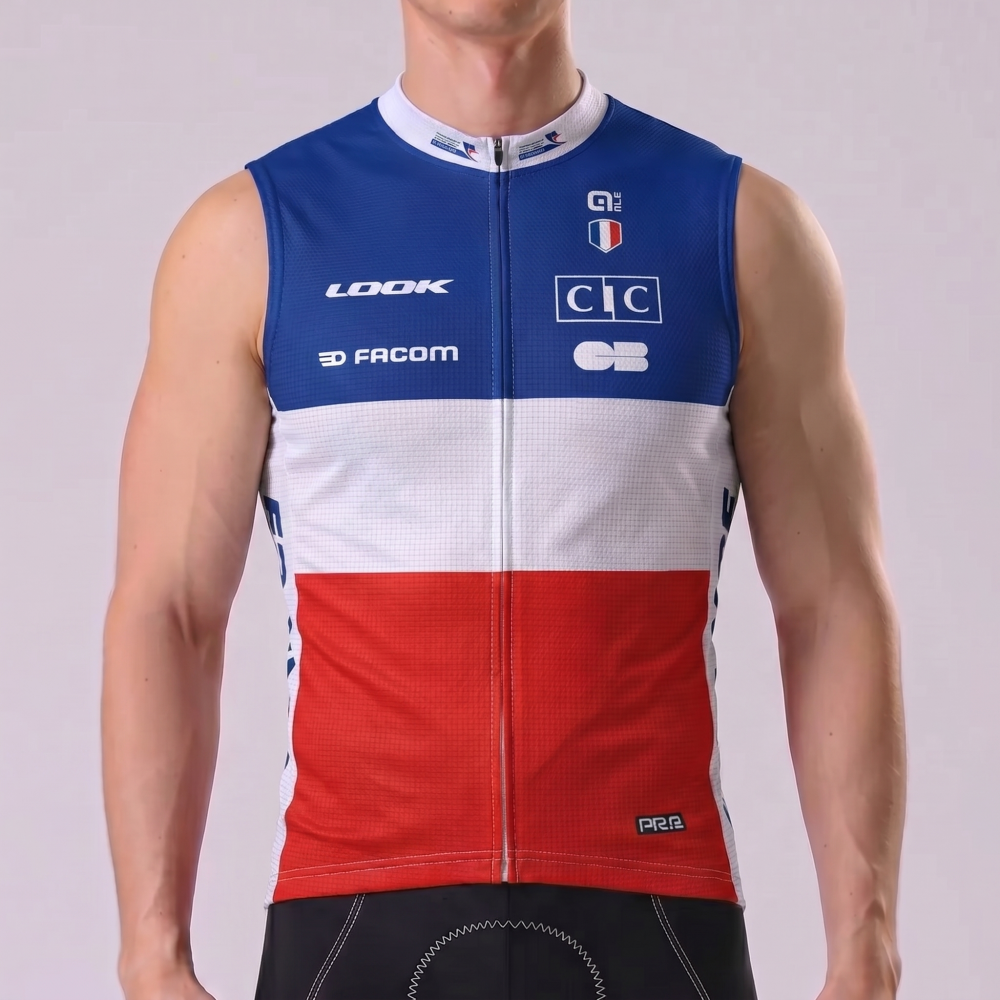 France CORIMA Sleeveless Cycling Jersey