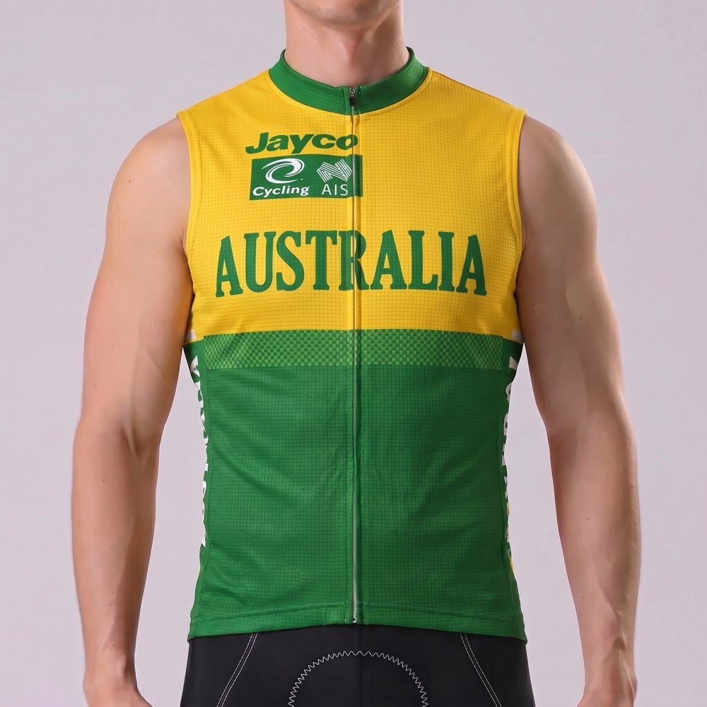 Jayco Australia Sleeveless Cycling Jersey