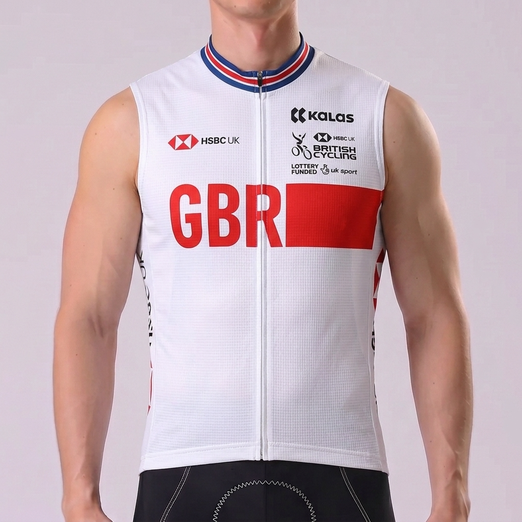 2022 United Kingdom Sleeveless Cycling Jersey
