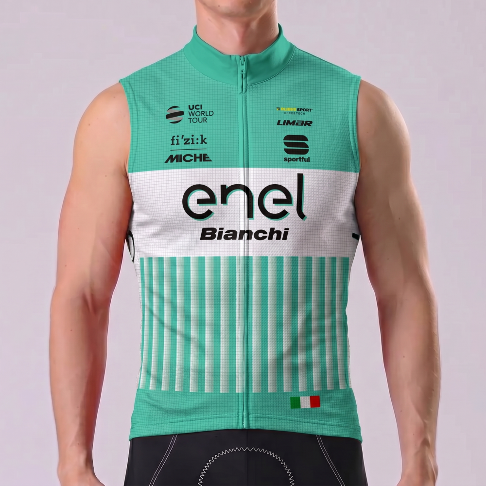fi`zi:k Bianchi Sleeveless Cycling Jersey