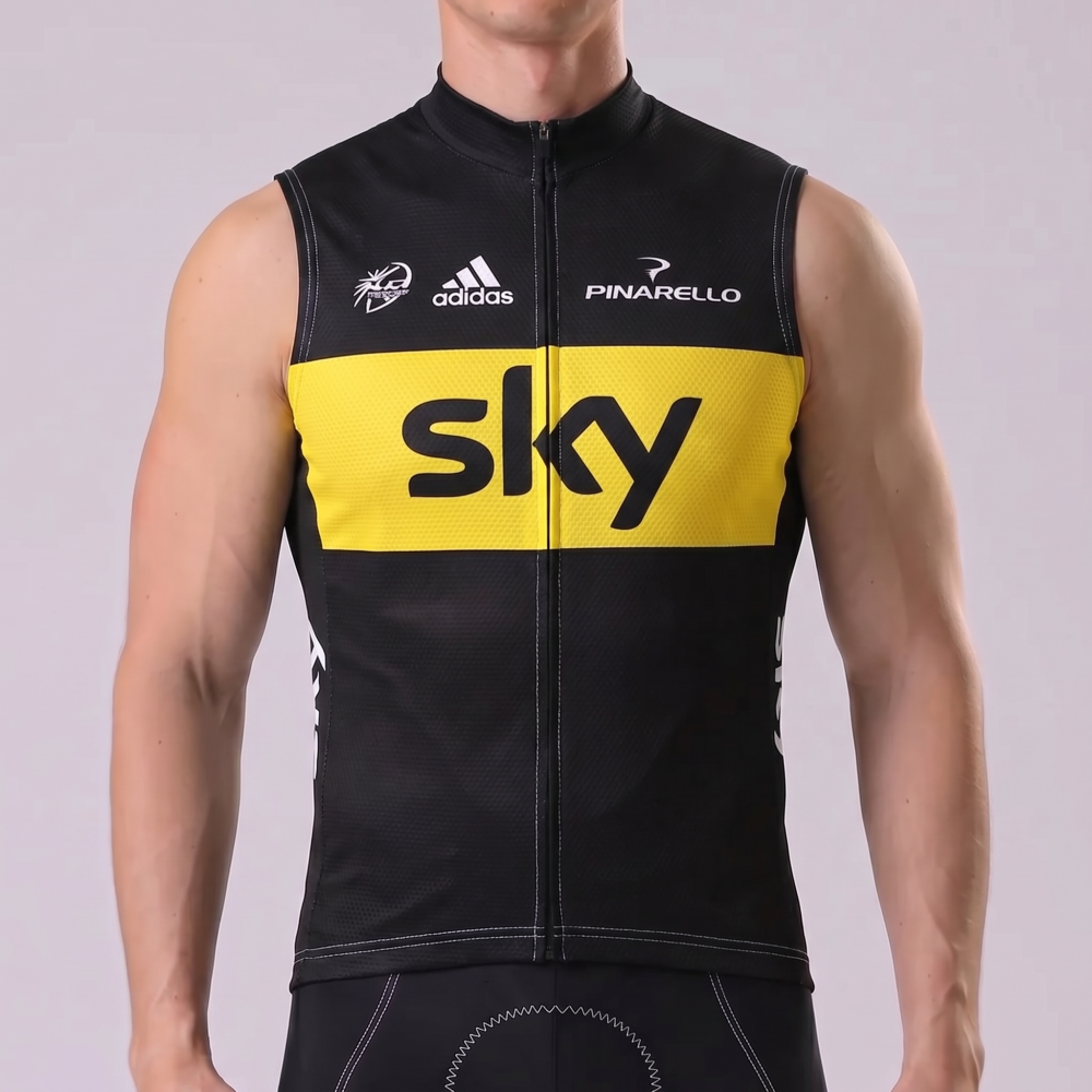2012 Sky Sleeveless Cycling Jersey