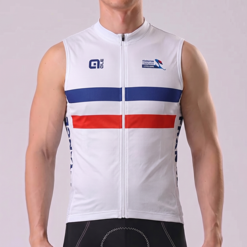 France ALE Sleeveless Cycling Jersey