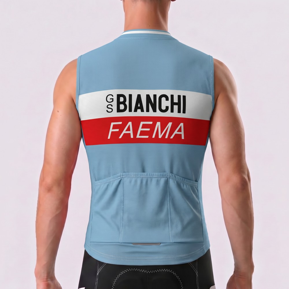 Bianchi FAEMA Sleeveless Cycling Jersey