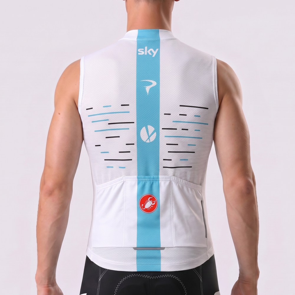 2017 Sky Sleeveless Cycling Jersey