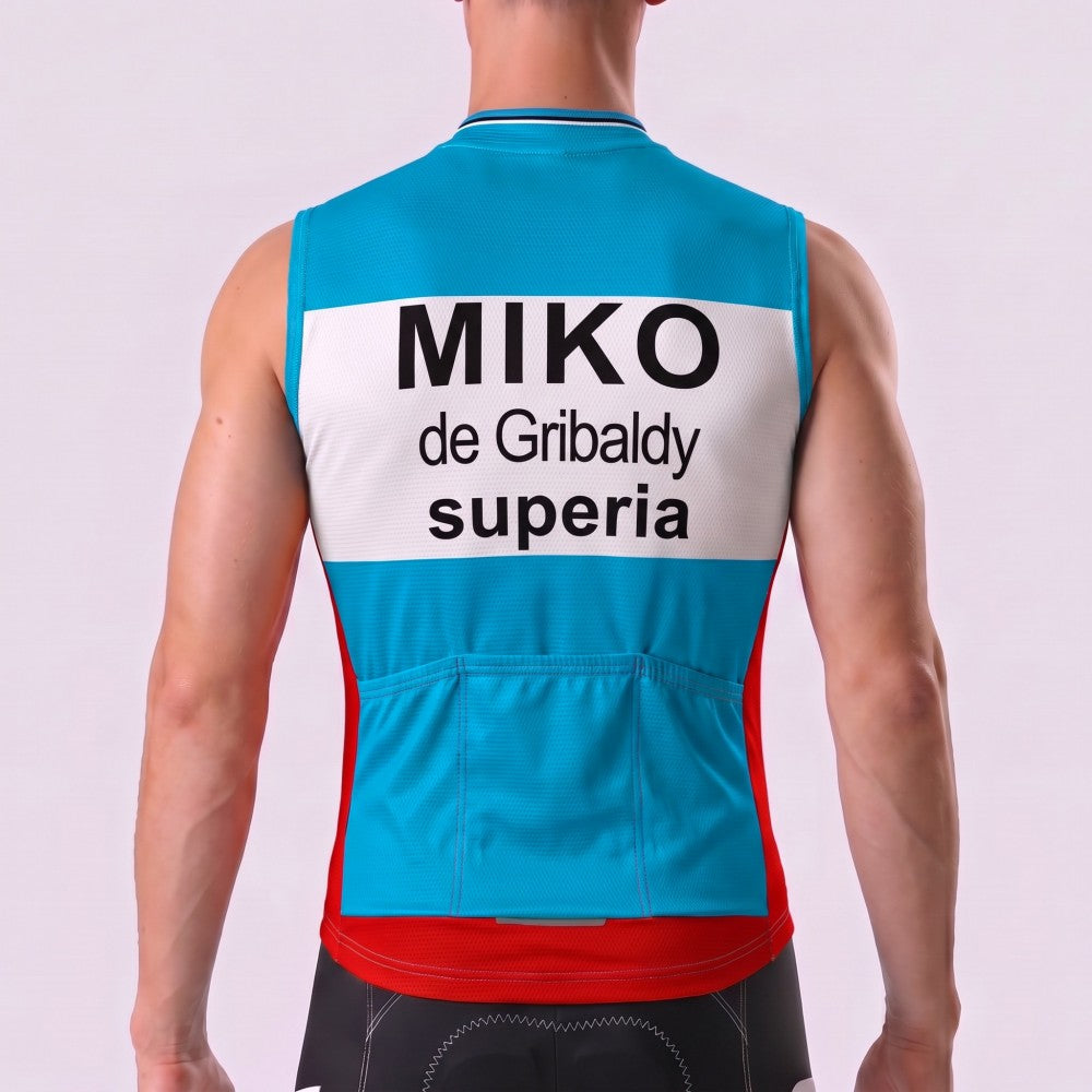 1976 Miko Fleece Sleeveless Cycling Jersey