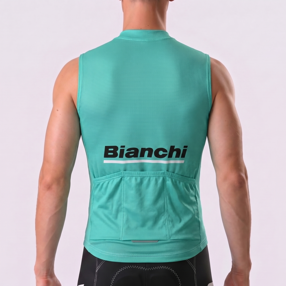 2021 Bianchi Fleece Sleeveless Cycling Jersey