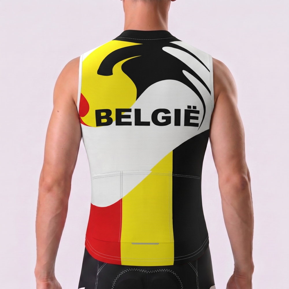 Belgium Froomeyy Windproof Sleeveless Cycling Jersey