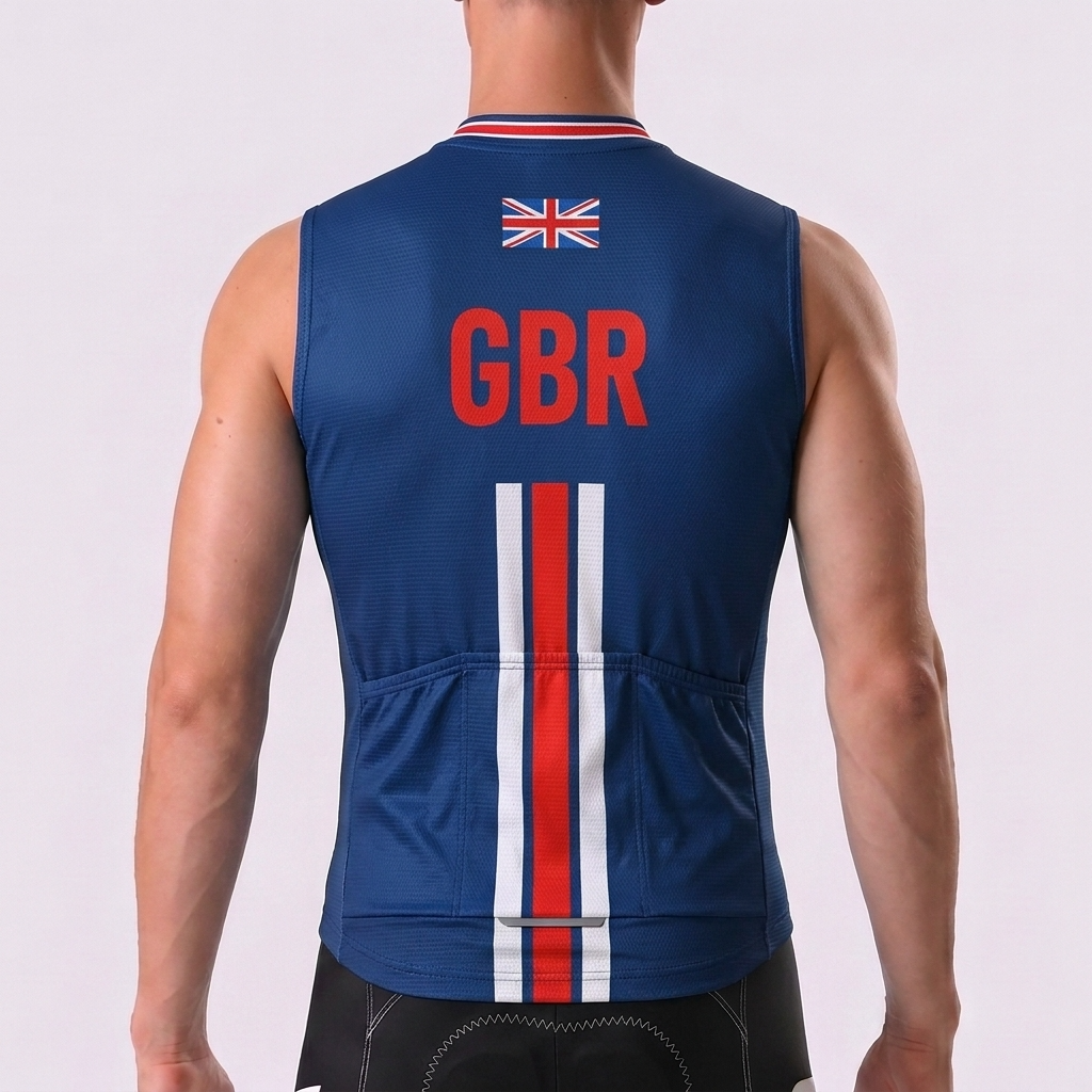 GBR Sleeveless Cycling Jersey