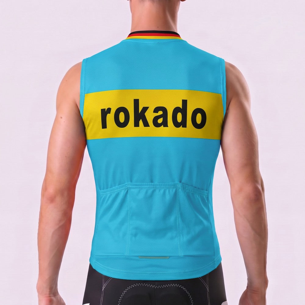 1973 Rokado Fleece Sleeveless Cycling Jersey