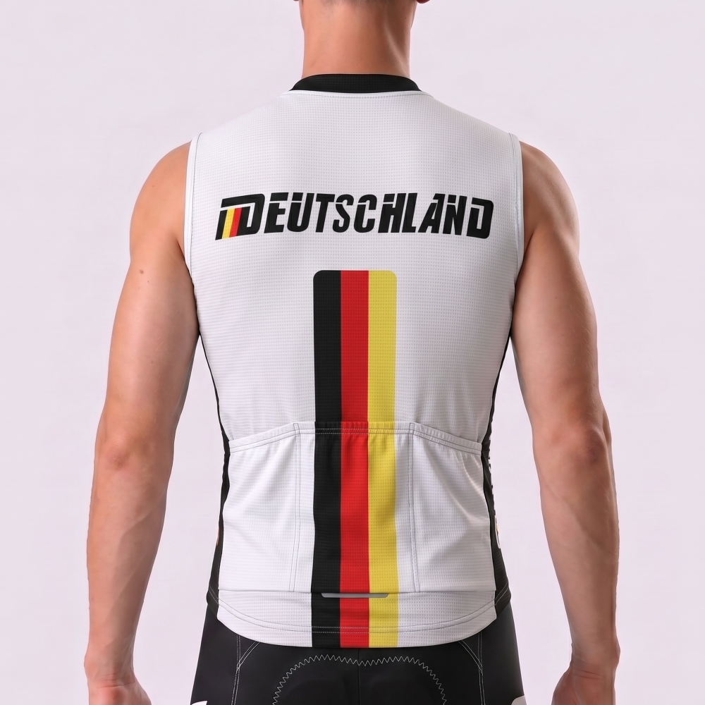2016 Germany Windproof Sleeveless Cycling Jersey