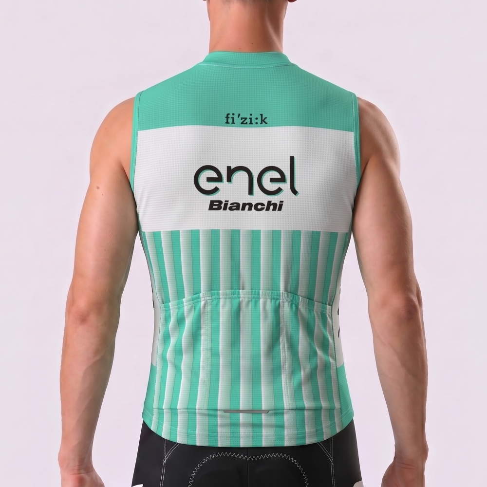 fi`zi:k Bianchi Windproof Sleeveless Cycling Jersey