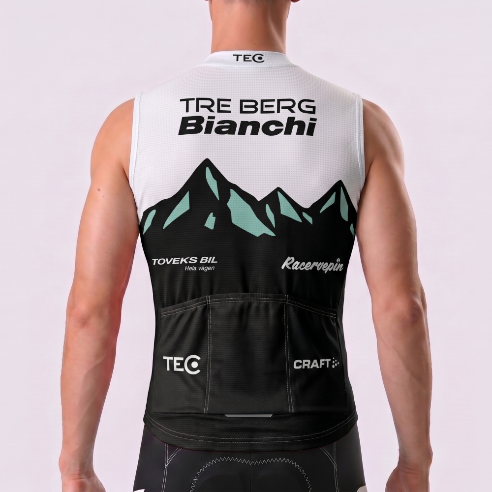 2016 Bianchi Windproof Sleeveless Cycling Jersey