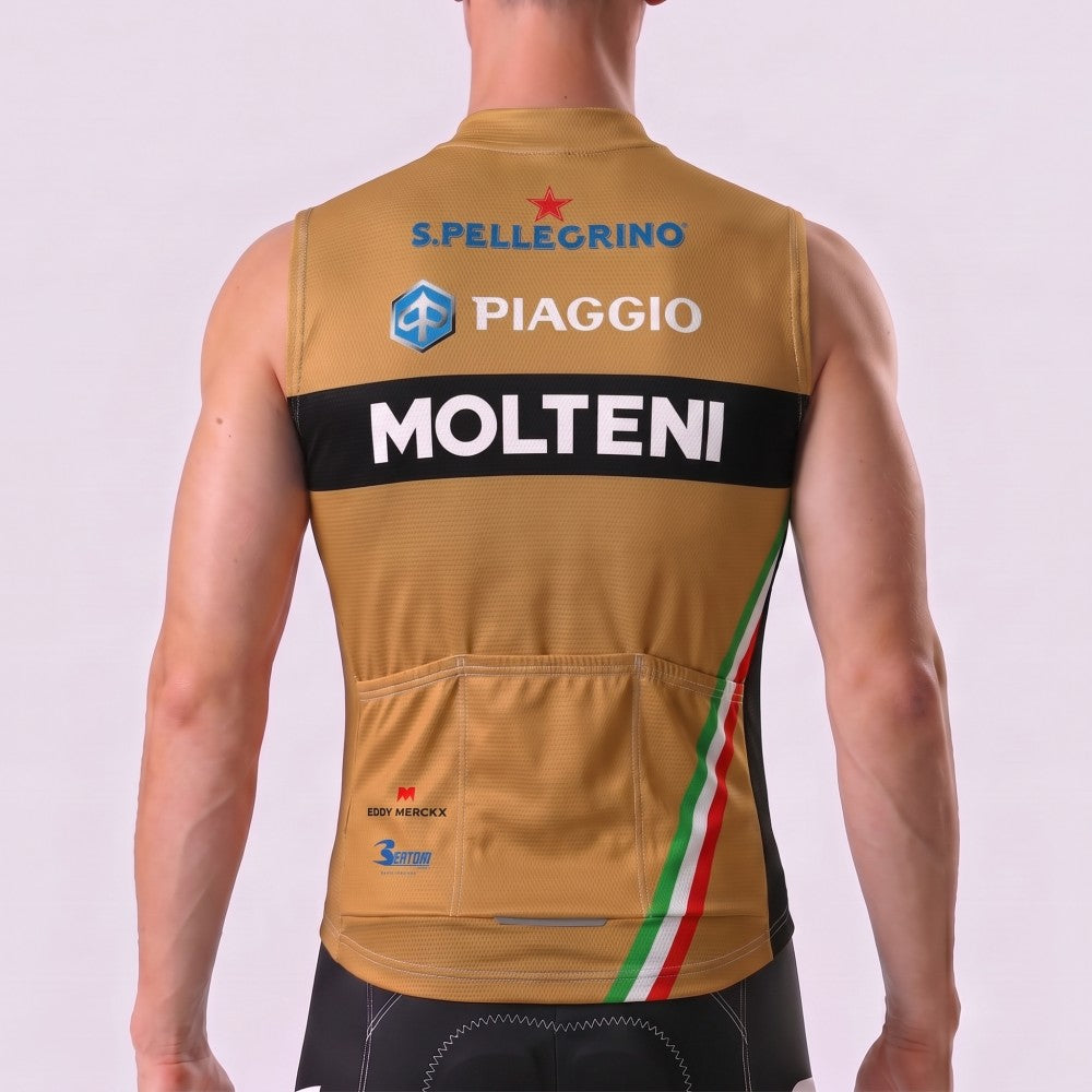 1975 Molteni Fleece Sleeveless Cycling Jersey