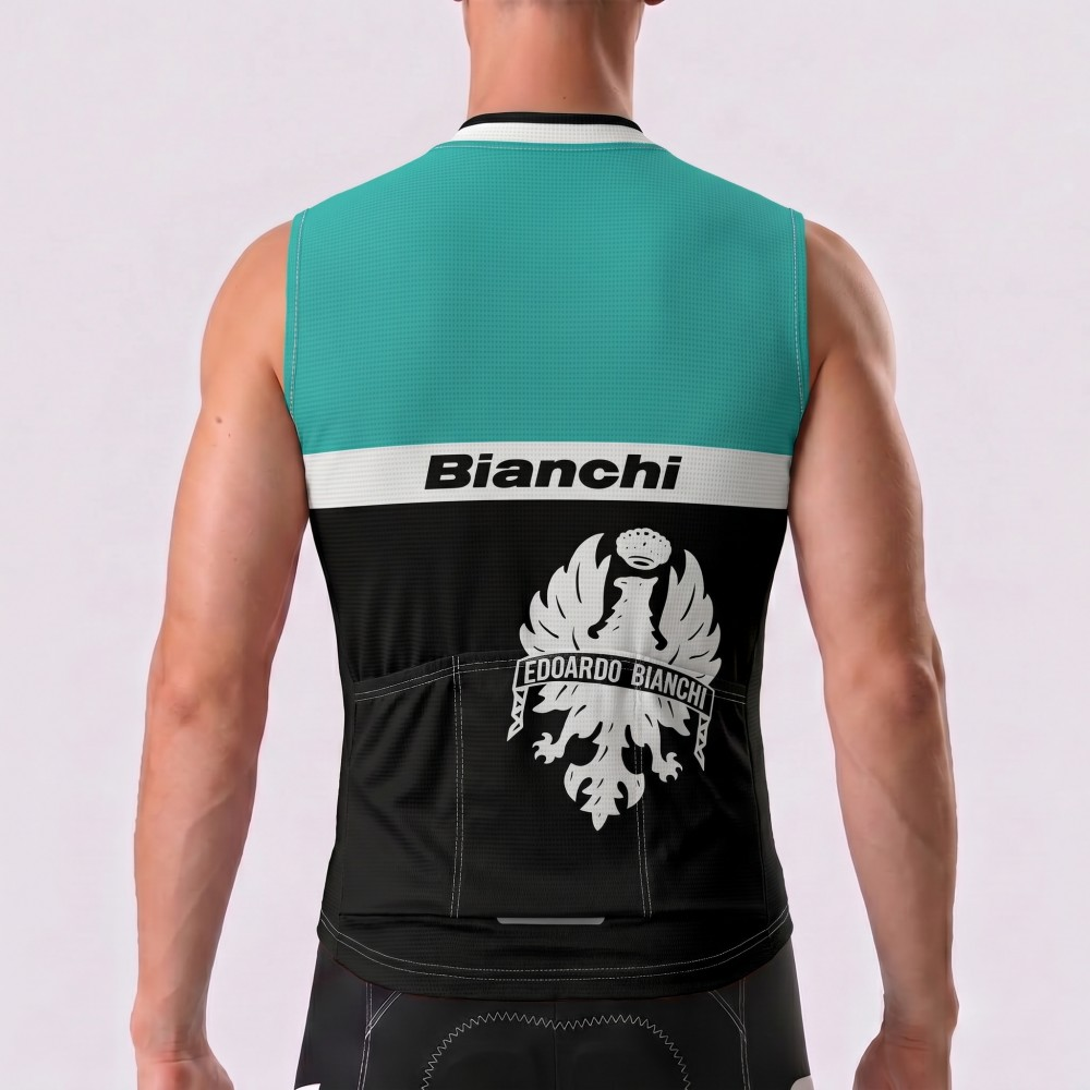 Nalini Bianchi Windproof Sleeveless Cycling Jersey