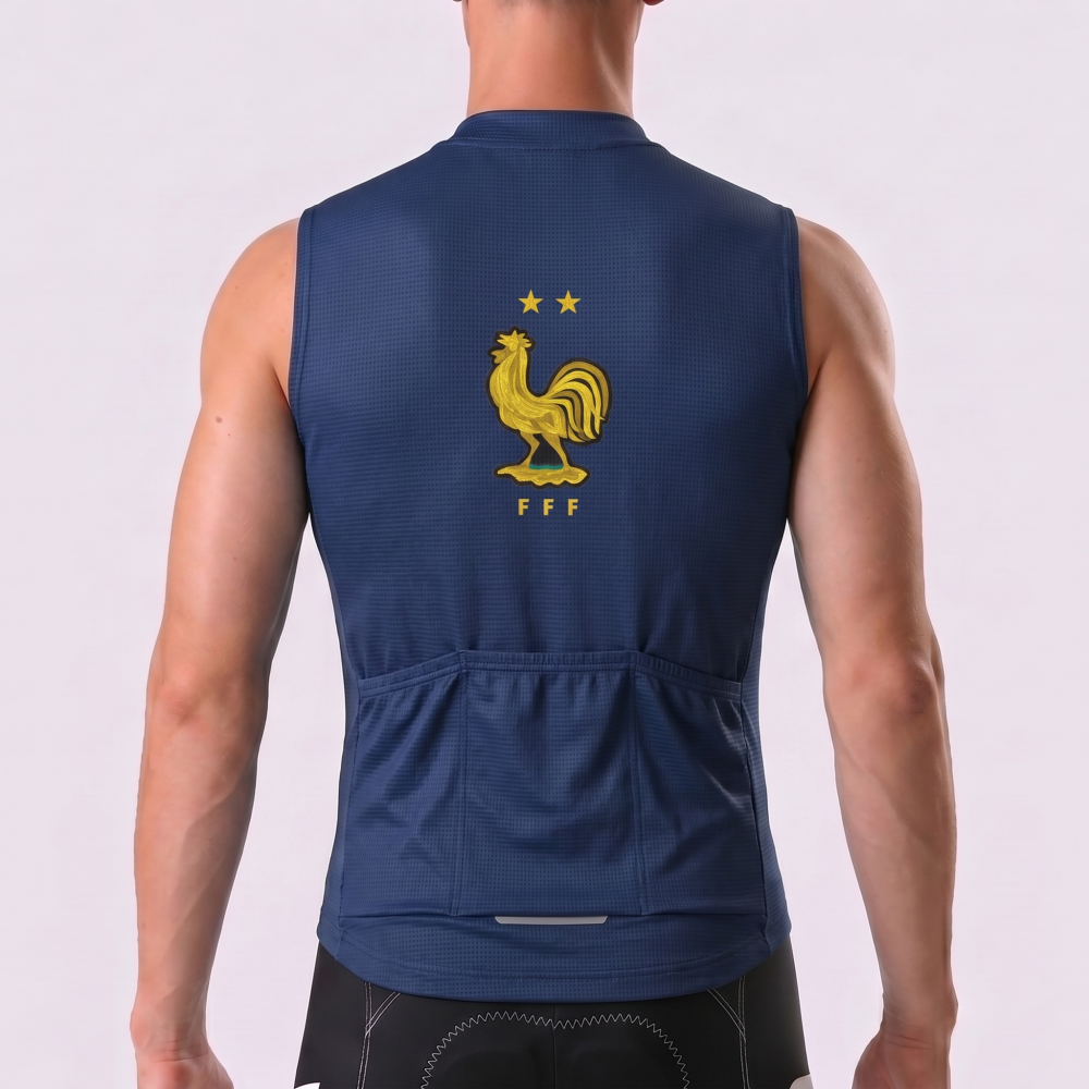 France Sleeveless Cycling Jersey
