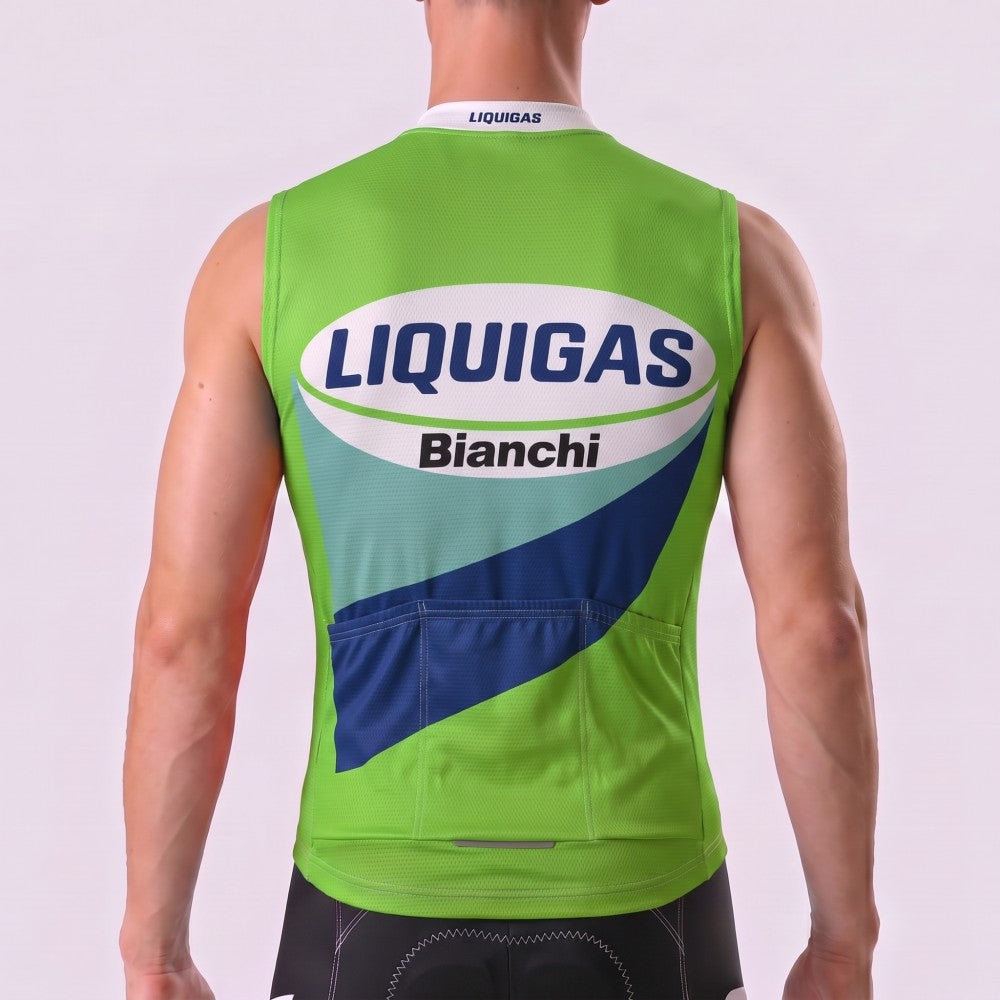2009 Liquigas Fleece Sleeveless Cycling Jersey