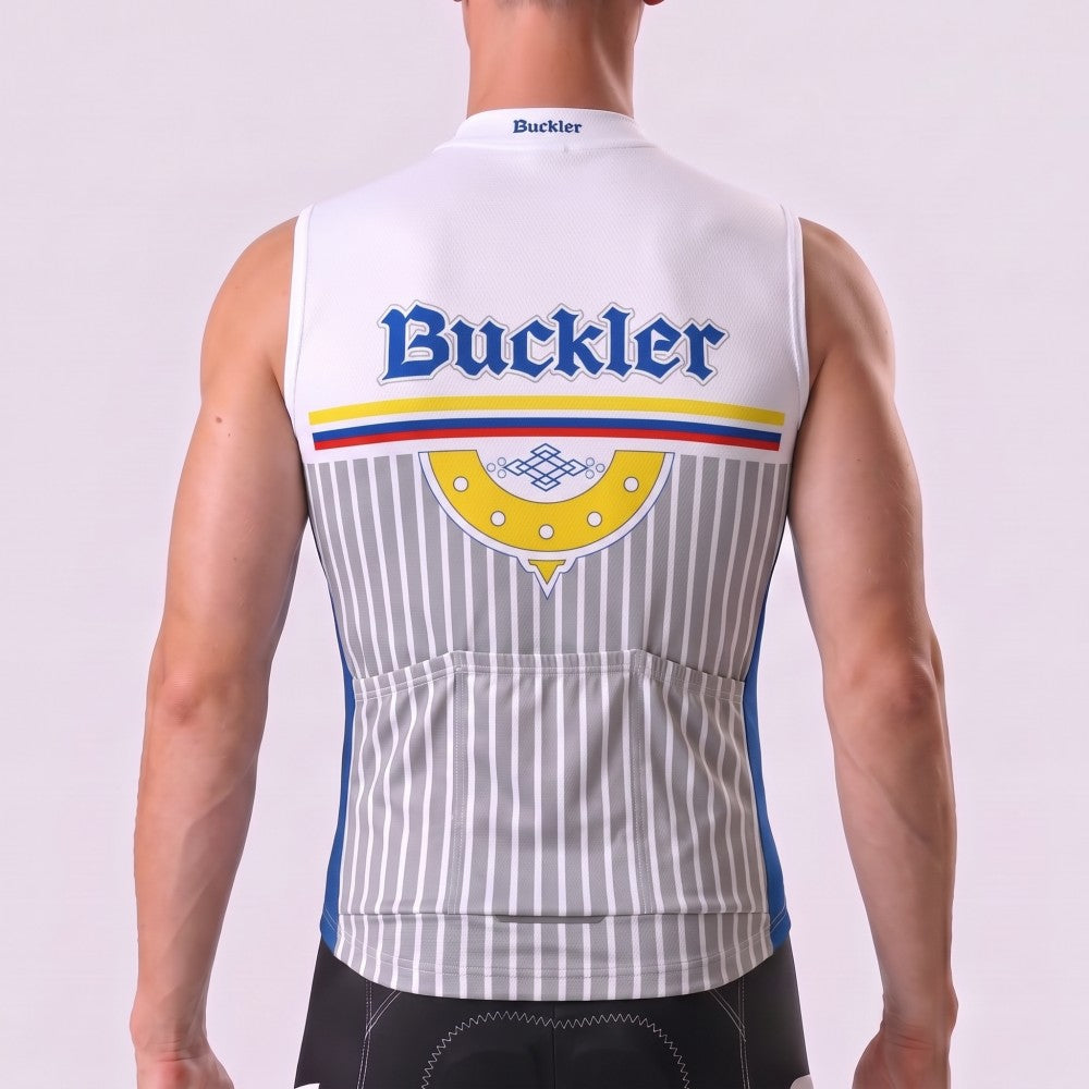 1990 Buckler Fleece Sleeveless Cycling Jersey