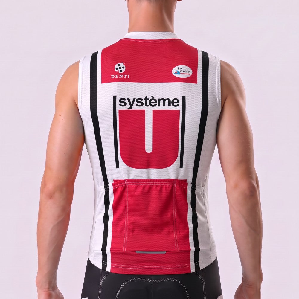 1982 U Windproof Sleeveless Cycling Jersey