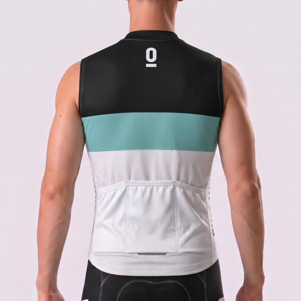 Leopard Bianchi Sleeveless Cycling Jersey