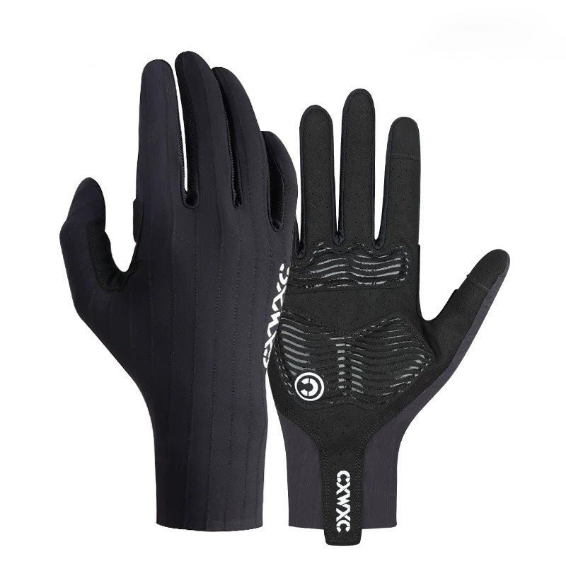 Thin Ribbed Anti Slip Bike Gloves