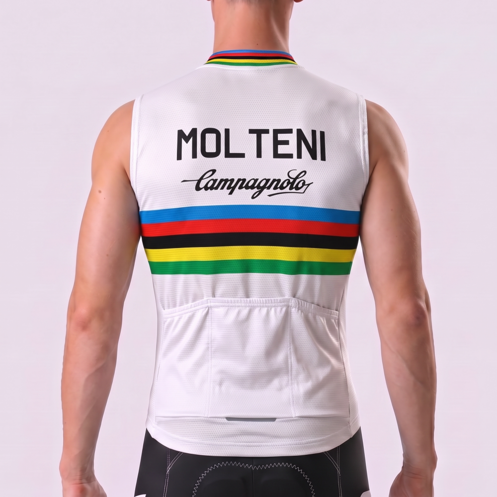 1972 Molteni  Fleece Sleeveless Cycling Jersey