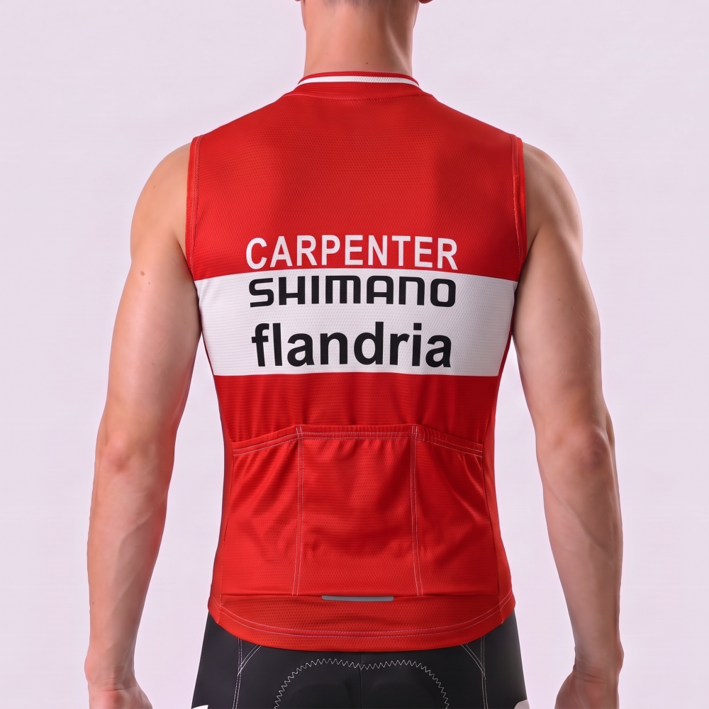 1973 Flandria Fleece Sleeveless Cycling Jersey