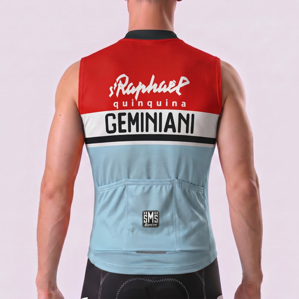 1962 Geminiani Fleece Sleeveless Cycling Jersey