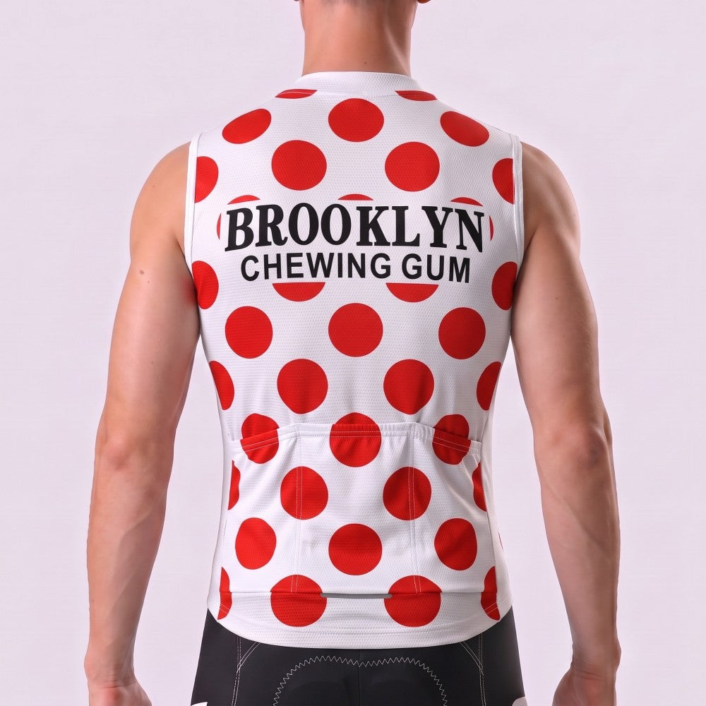 1973 Brooklyn Poulain Fleece Sleeveless Cycling Jersey