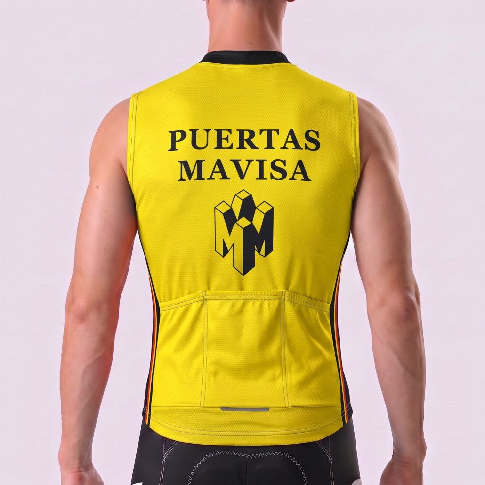 1991 Puertas Fleece Sleeveless Cycling Jersey