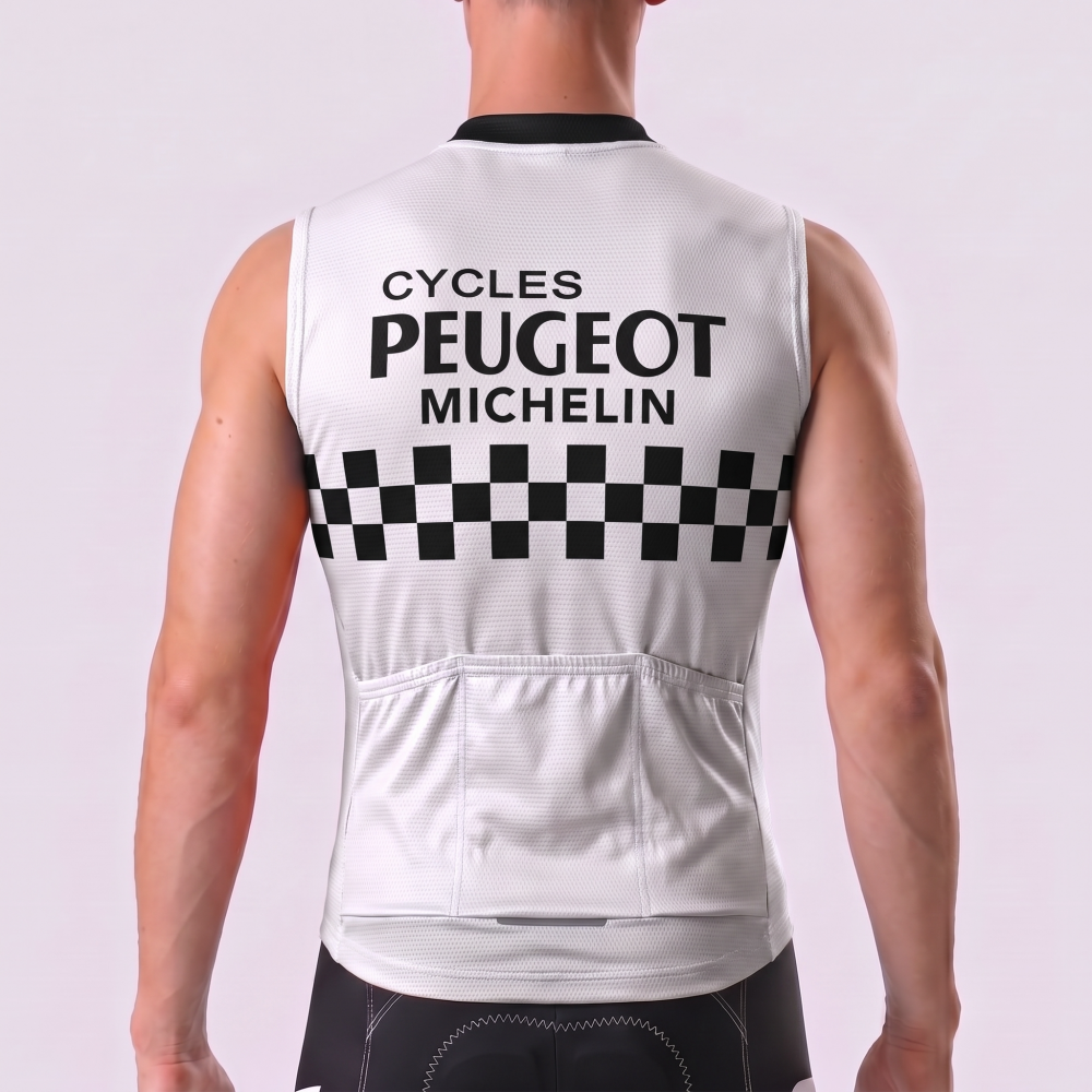 1975 Peugeot Fleece Sleeveless Cycling Jersey