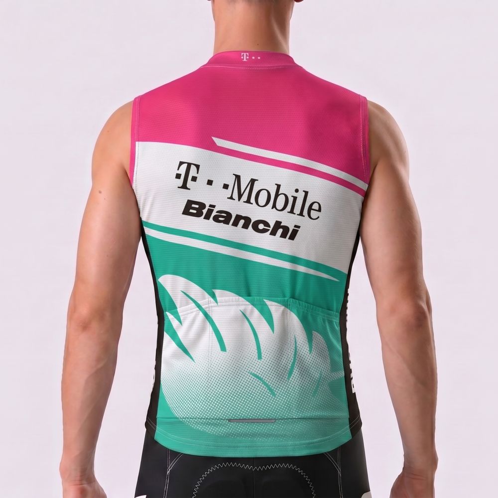 T-Mobile Bianchi Sleeveless Cycling Jersey