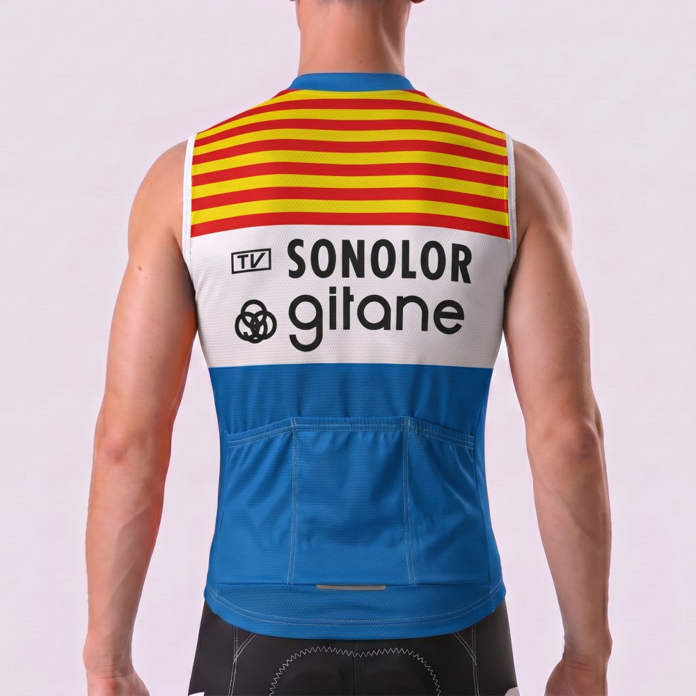 1974 Gitane Fleece Sleeveless Cycling Jersey