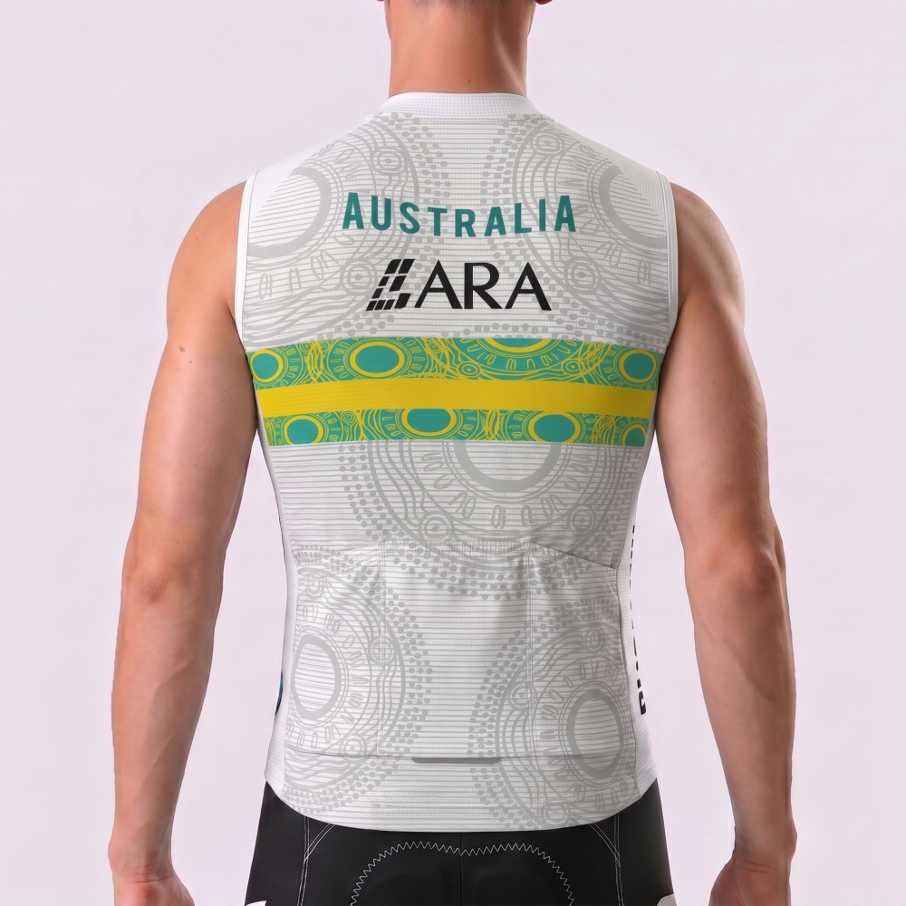 2024 Australia Windproof Sleeveless Cycling Jersey